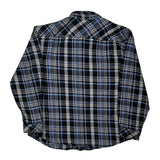 Dickies Checked Flannel Shirt - 2XL Black Cotton