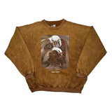 Jasper, Canada King Graphic Sweatshirt - 2XL Brown Cotton