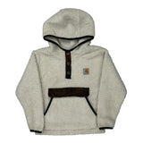 Age 6 Carhartt Hoodie - XS Cream Polyester