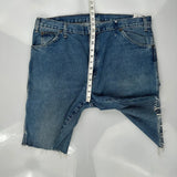 Dickies Denim Shorts - 40W 9L Blue Cotton