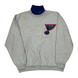 St. Louis Blues Majestic Nhl Sweatshirt - XL Gray Cotton