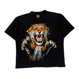 Rock Eagle Graphic T-Shirt - Medium Black Cotton