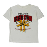 Operation: Desert Storm Unbranded Graphic T-Shirt - Medium Yellow Cotton