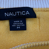Nautica Sweater - Medium Yellow Cotton