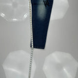 Rose & Words Graphic Jeans - 39W 28L Blue Denim