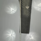 501 Levis Jeans - 36W 30L Grey Cotton