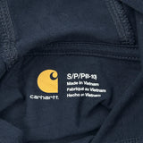 Age 8-10 Carhartt Hoodie - Small Navy Cotton