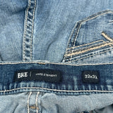 Jake Straight Bke Jeans - 30W 32L Blue Denim