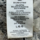 Russell Outdoors Long Sleeve T-Shirt - Large Camo Cotton