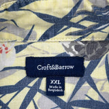 Croft & Barrow Floral Hawaiian Shirt - 2XL Multicoloured Cotton