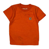 Age 2 Carhartt T-Shirt - 2XS Orange Cotton