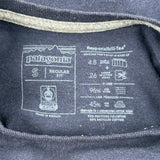 Responsibili-Tee Patagonia Graphic T-Shirt - Small Navy Polyester Blend