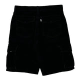 Levis Cargo Shorts - 34W 12L Black Cotton