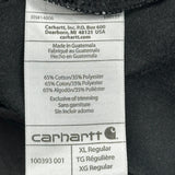 Carhartt Long Sleeve T-Shirt - XL Black Cotton Blend