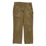 Carhartt Carpenter Trousers - 32W 30L Beige Cotton