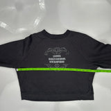 Laconia Harley Davidson Graphic Sweatshirt - Large Black Cotton