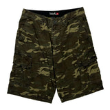 Quiksilver Camo Cargo Shorts - 31W 11L Camo Cotton