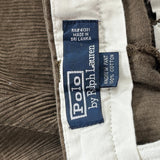 Polo By Ralph Lauren Cord Pants - 29″ Waist Brown Cotton