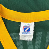 Green Bay Packers Logo Athletics #4 Favre Football Jersey - XL Yellow Polyester