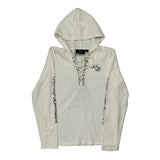 Motorcycles Harley Davidson Graphic Hoodie - Large White Cotton