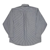 Vintage Tommy Hilfiger Striped Shirt - Large Blue Cotton