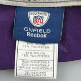 Minnesota Vikings Reebok Nfl Football Jersey - 2XL Purple Nylon
