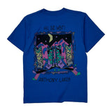 Single Stitch Anthony Lakes Anvil Graphic T-Shirt - XS Blue Cotton