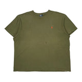 Polo By Ralph Lauren T-Shirt - 2XL Green Cotton