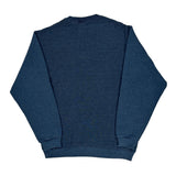 Blank Fruit Of The Loom Sweatshirt - Medium Blue Cotton Blend