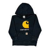 Age 8-10 Carhartt Hoodie - Small Black Cotton