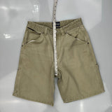 Sonoma Cargo Carpenter Shorts - 28W 10L Khaki Cotton