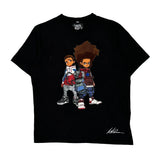 The Boondocks Graphic T-Shirt - Medium Black Cotton