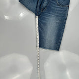 Levis Denim Shorts - 30W 10L Blue Cotton