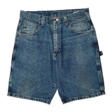 Wrangler Carpenter Shorts - 33W 10L Blue Cotton