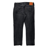 501 Levis Jeans - 36W 31L Gray Cotton