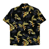 Pacific Legend Apparel Floral Hawaiian Shirt - Large Black Cotton