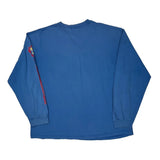 Kansas Jayhawks Nike Graphic Long Sleeve T-Shirt - XL Blue Cotton