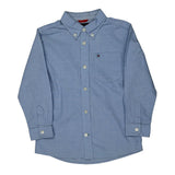 Age 5 Tommy Hilfiger Shirt - XS Blue Cotton