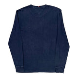 Tommy Hilfiger Long Sleeve T-Shirt - Large Navy Cotton