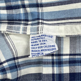 Tommy Hilfiger Checked Short Sleeve Shirt - XL Blue Cotton