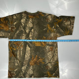 Mossy Oak Camo T-Shirt - Medium Khaki Cotton