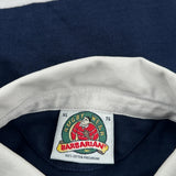 Rugby Wear Barbarian Striped Rugby Shirt - XL Blue Cotton