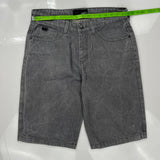 Southpole Denim Shorts - 34W 12L Grey Cotton