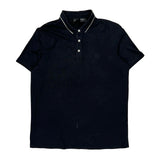 Armani Exchange Polo Shirt - XL Navy Cotton