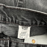 Made In USA Levis 505 Jeans - 34W 30L Grey Cotton