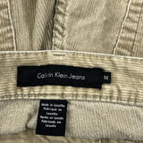 Calvin Klein Jeans Jeans - 33W 30L Beige Corduroy