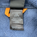 Age 12-13 The North Face Fleece Jacket - Large Navy Polyester