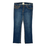 Laidol Contrast Stitch Jeans - 38W US 12 Blue Cotton
