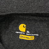 Carhartt Henley T-Shirt - XL Gray Cotton