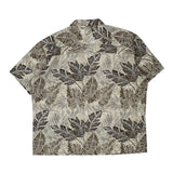 Island Shores Hawaiian Shirt - 2XL Beige Cotton